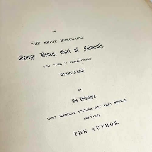 141 - F. C. Hingston-Randolph. 'Cornish Fonts & Crosses,' 1850. First edition, in original binding, marble... 