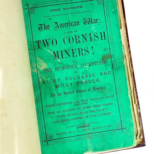 142 - Cornish Dialect Verse. A Collection of four rare works bound in one. Small 8vo. A very good copy; 'T... 