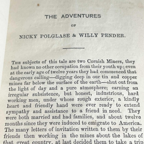 142 - Cornish Dialect Verse. A Collection of four rare works bound in one. Small 8vo. A very good copy; 'T... 