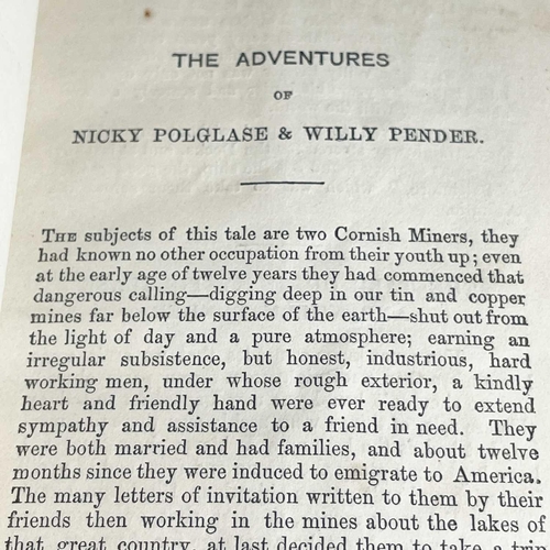 142 - Cornish Dialect Verse. A Collection of four rare works bound in one. Small 8vo. A very good copy; 'T... 