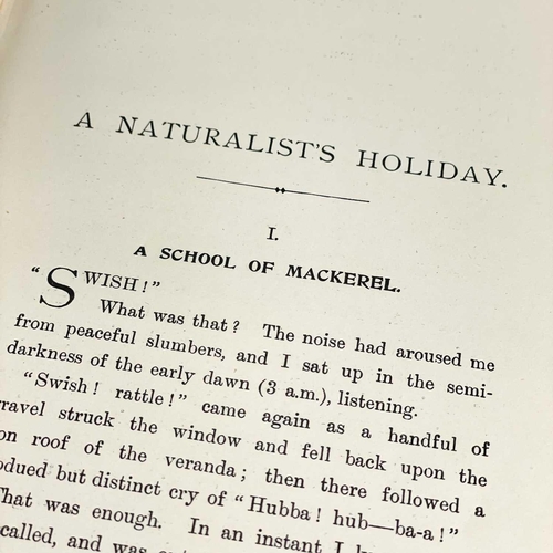 152 - Three works with flora and wildlife interest. Edward Step F.L.S. 'A Naturalists Holiday, Idle Hours ... 