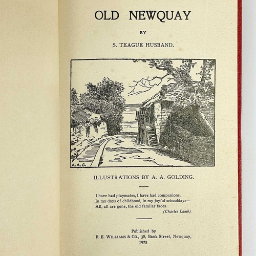 153 - Four works from early mid century, covering Helston, Newquay, Falmouth and a Cornish Royal Tour. Osc... 