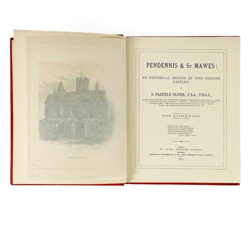 155 - Two works on Falmouth, Helford and the castles of St Mawes and Pendennis. F. Cecil. Lane. 'The Guide... 