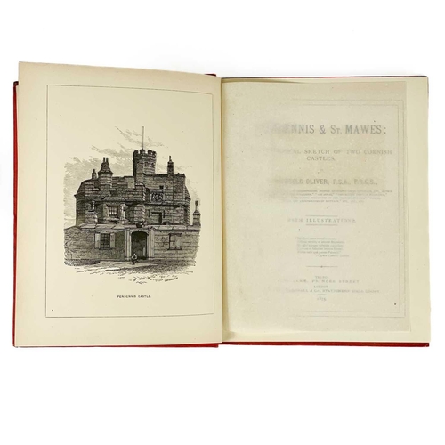 155 - Two works on Falmouth, Helford and the castles of St Mawes and Pendennis. F. Cecil. Lane. 'The Guide... 