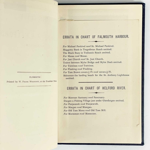 155 - Two works on Falmouth, Helford and the castles of St Mawes and Pendennis. F. Cecil. Lane. 'The Guide... 