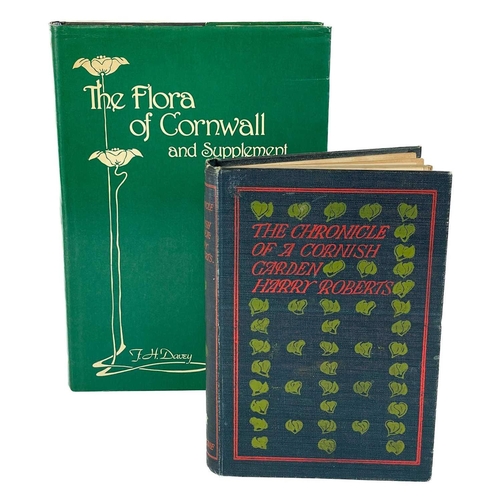 156 - Cornish flora. Two works. Harry Roberts. 'The Chronicle of a Cornish Garden', illustrations of an id... 