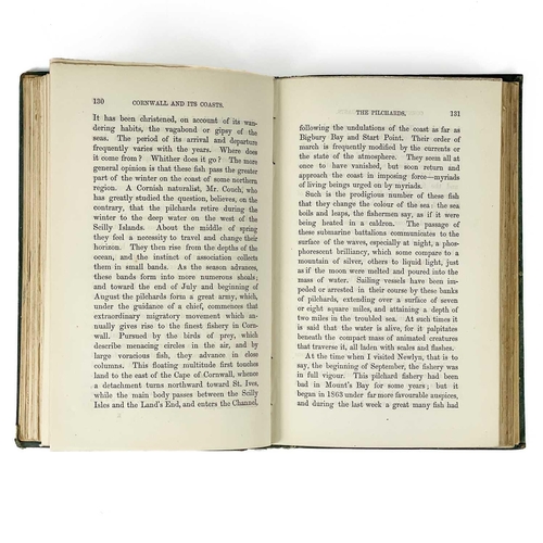 158 - Two works. Alphonse Esquiros. 'Cornwall and its Coasts,' 304 pages, original cloth, with much inform... 