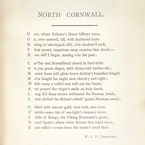 159 - Weighell’s North Cornwall Guide with map and illustrations, 1889 64 pages including many original ad... 