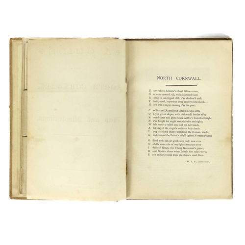 159 - Weighell’s North Cornwall Guide with map and illustrations, 1889 64 pages including many original ad... 