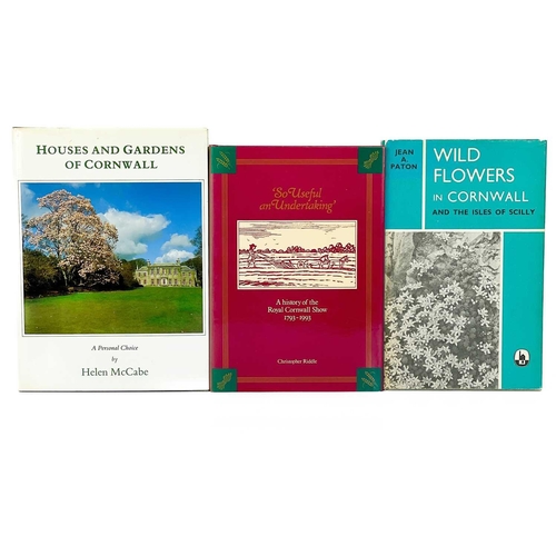 161 - Four works covering the houses and gardens of Cornwall, with a history of The Royal Cornwall Show. R... 