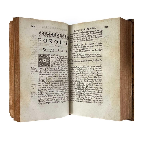 168 - Browne Willis Esq 'Notitia Parliamentaria,' 1716. 'Or, An History of the Counties, Cities and Boroug... 