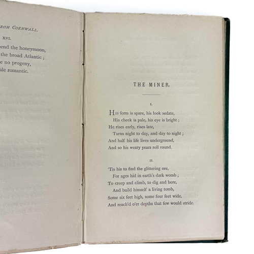 182 - Two works Henry Sorrell Stokes, Rhymes from Cornwall, published by John Camden Hotten, London, in gr... 