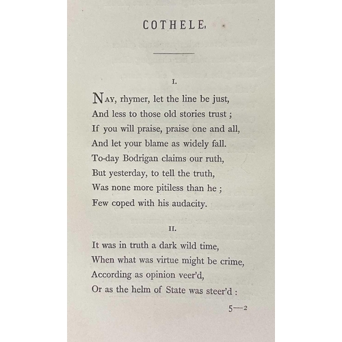 182 - Two works Henry Sorrell Stokes, Rhymes from Cornwall, published by John Camden Hotten, London, in gr... 