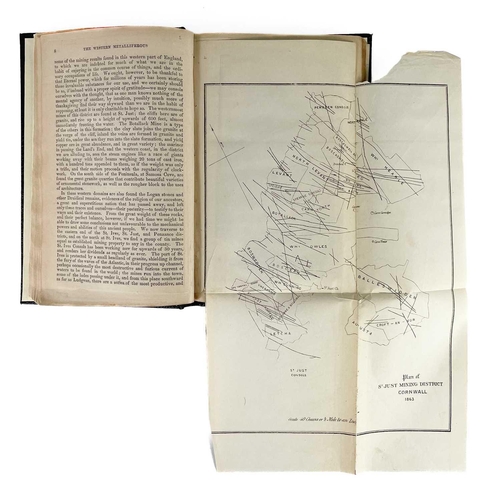 20 - Thomas Spargo. 'Statistics and Observations on the Mines of Cornwall and Devon,' 'Illustrated by Map... 