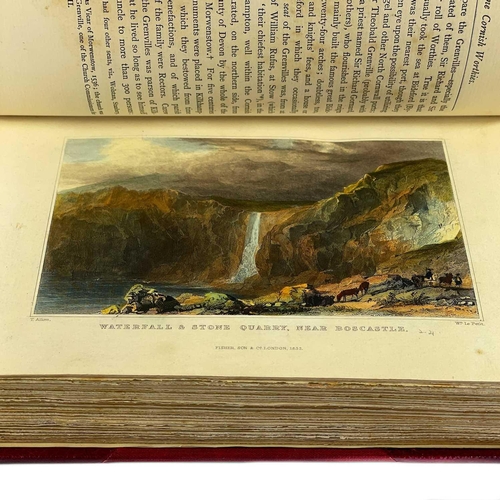 200 - Walter H. Tregellas. 'Cornish Worthies,' 1884, extra illustrated, grangerised copy. 'Sketches of Som... 