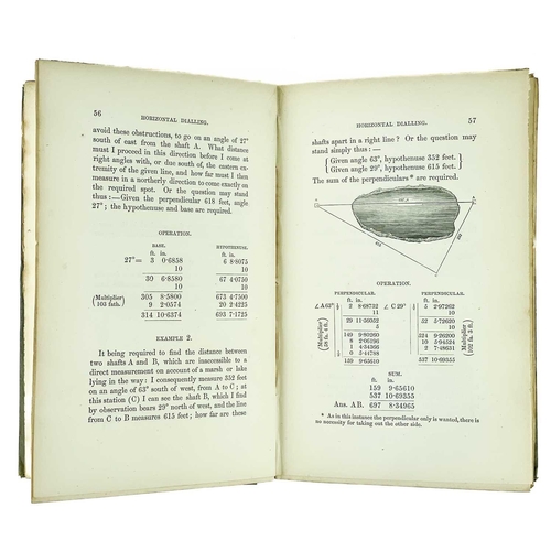 202 - John Budge. 'The Practical Miner’s Guide,' 1845. 'Comprising a Set of Trigonometrical Tables, Adapte... 