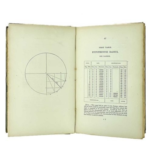 202 - John Budge. 'The Practical Miner’s Guide,' 1845. 'Comprising a Set of Trigonometrical Tables, Adapte... 