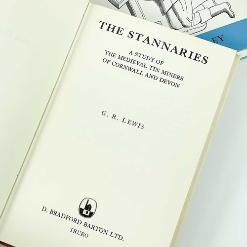 208 - Two works. G. R. Lewis. 'The Stannaries. A Study of the Medieval Tin Miners of Cornwall and Devon,' ... 