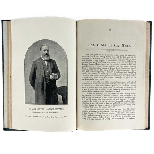 21 - London & West Country Chamber of Mines Records 1901-1903 Secretary J. H. Collins. Published by the C... 