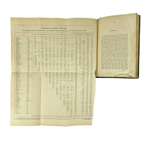 216 - R. Tredinnick. 'A Review of Cornish and Devon Mining Enterprise 1850-1856 Inclusive'. First edition,... 