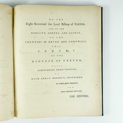 219 - B. Thorn and Son (ed). 'Thesaurus Ecclesiasticus Provincialis,' 1782. 'Or a Survey of the Diocese of... 