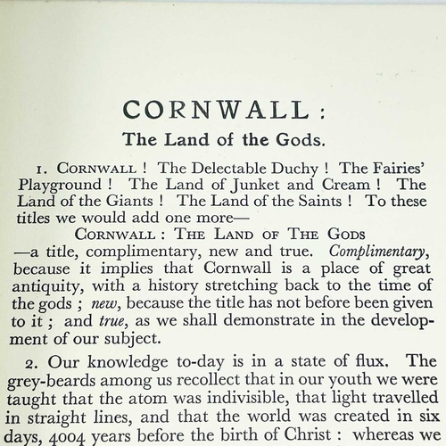 220 - Three works on Pre-Christianity in Cornwall. Charles Thomas. 'Studies in Cornish Folk-Lore no.1 ‘’th... 