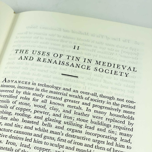 222 - Two histories on Tin mining. John Hatcher. 'English Tin Production and Trade Before 1550,' first edi... 