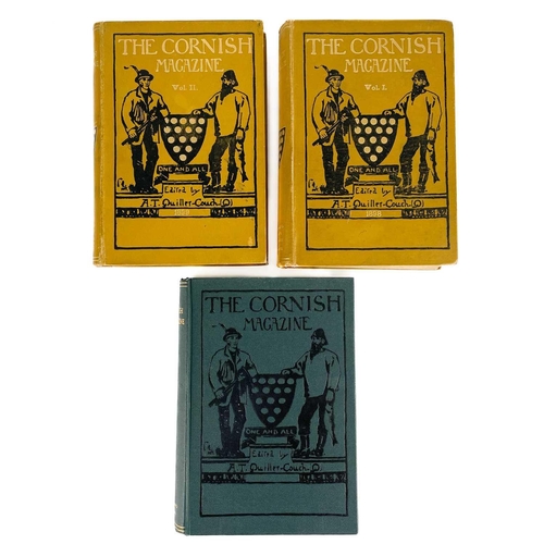 23 - 'The Cornish Magazine,' three copies. A. T. Quiller-Couch. 'The Cornish Magazine,' two volumes, volu... 