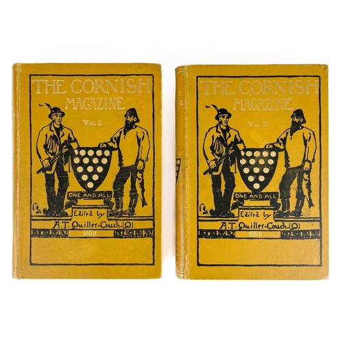23 - 'The Cornish Magazine,' three copies. A. T. Quiller-Couch. 'The Cornish Magazine,' two volumes, volu... 