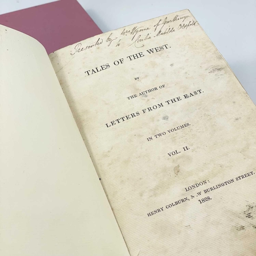 234 - John Carne (Penzance 1789–1844 ) 'Tales of the West,' two volumes, first edition, pages uncut, the f... 