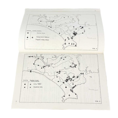 237 - Three works on archaeology. William Copeland Borlase. Typical Specimens of Cornish Barrows, Red Feb ... 