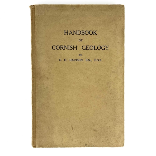 24 - E. H. Davison B.Sc Handbook of Cornish Geology, Published by Oscar Blackford, Truro, an improved and... 