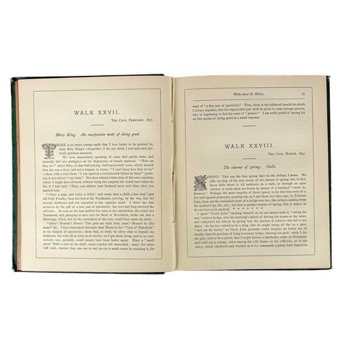 251 - Charlotte Champion Pascoe. 'Walks about St Hilary, Chiefly Among the Poor'. First edition, tipped in... 