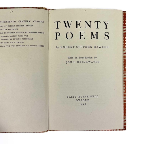 252 - Three works of Poetry. Harry R. Burke and F. A. Behymer. 'Visitation At Thatchcot,' first edition, s... 