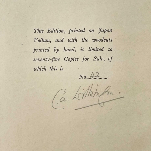 254 - Maritime interest. Three works. Walter Wood (Woodcuts by C. A. Wilkinson). 'Fishing Boats and Barges... 