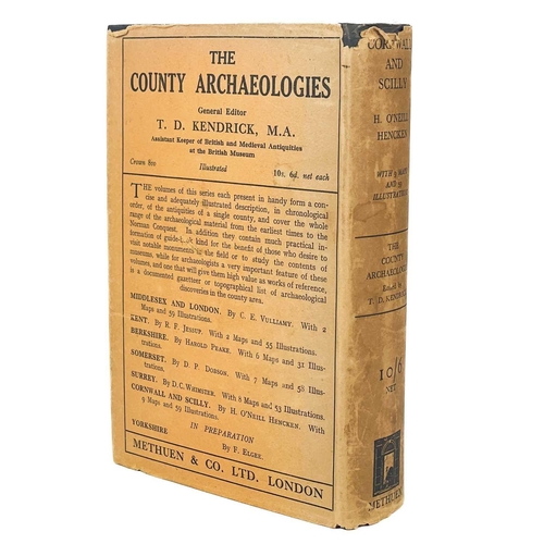 255 - Two works with an archaeology interest. H. O’Neill Hencken. 'The Archaeology of Cornwall and Scilly'... 