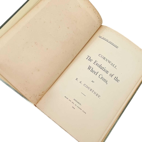 266 - R. A. Courtney. 'The Evolution of the Wheel Cross. First edition, signed by the author, bound in ori... 