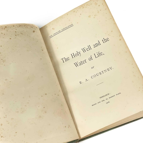 269 - R. A. Courtney. 'The Holy Well and the Water of Life'. First edition, bound in original boards, with... 