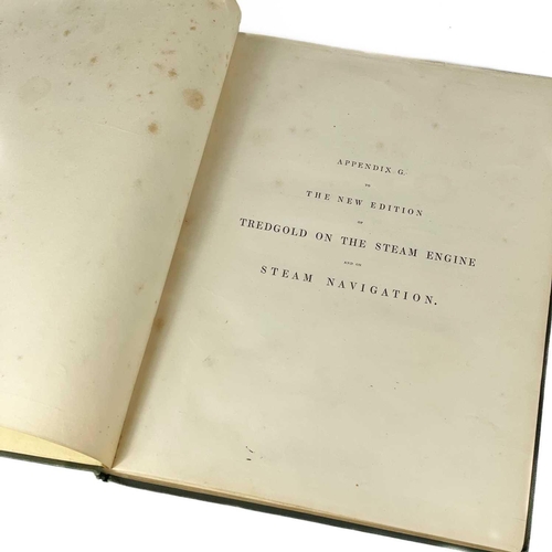 270 - William Pole. 'A Treatise on the Cornish Pumping Engine,' 1844. In two parts, Appendix G. To the New... 