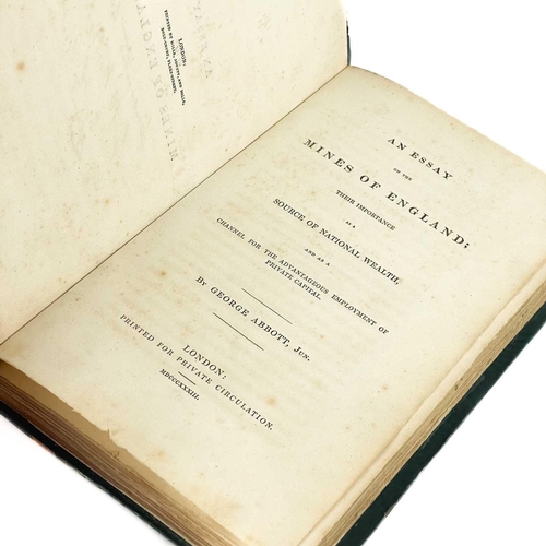 273 - George Abbot, Jun. 'An Essay on the Mines of England,' 1833. 'Their Importance as a Source of Nation... 