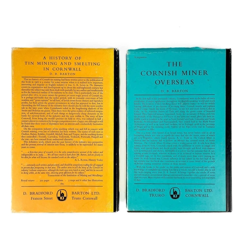 276 - Three first editions on Mining in Cornwall. A. L. Rowse. 'The Cornish in America,' first edition, ti... 