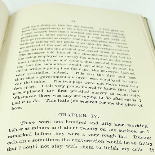 286 - Thomas Oliver. 'Autobiography of a Cornish Miner'. First edition, signature of Joseph Blight inside ... 