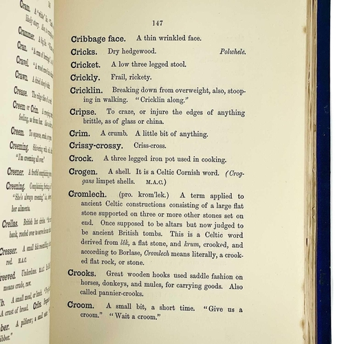 287 - Two works with an interest in the Cornish Language Henry Jenner. 'A Handbook of the Cornish Language... 