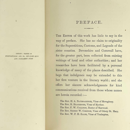 288 - Mrs Henry Pennell Whitcombe. 'Bygone Days in Devonshire and Cornwall'. 'With Notes of Existing Super... 