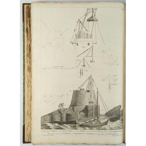 29 - John Smeaton (Civil Engineer F.R.S.). 'Edystone Lighthouse,' 1793. 'A Narrative of the Building and ... 