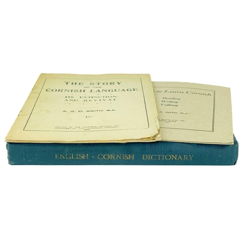 291 - Three works with Cornish language interest. R. Morton Nance. 'An English-Cornish Dictionary', first ... 