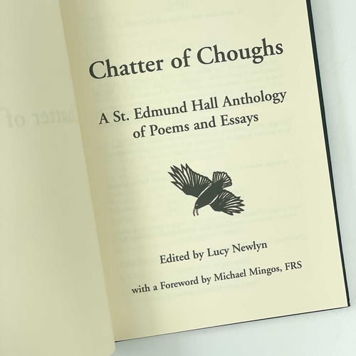 292 - Three works of poems, essays and frescoes. Lucy Newlyn (edited by). 'Chatter of Choughs a St.Edmund ... 