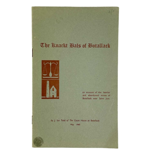 293 - Three works of a mining interest Richard Quiller Couch. 'A Statistical Investigation into the Mortal... 