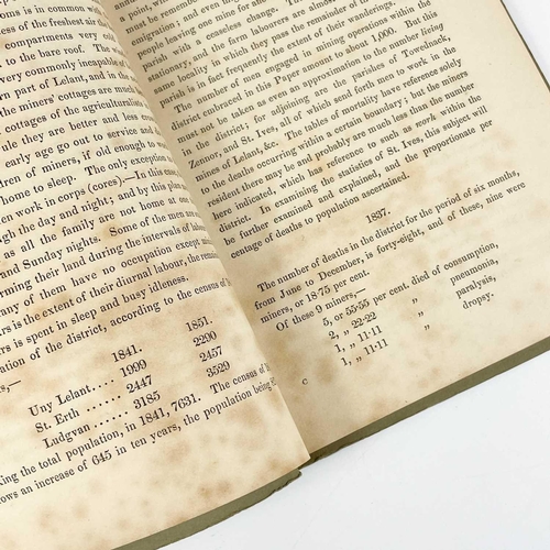 293 - Three works of a mining interest Richard Quiller Couch. 'A Statistical Investigation into the Mortal... 