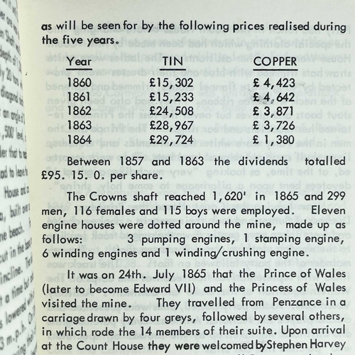 293 - Three works of a mining interest Richard Quiller Couch. 'A Statistical Investigation into the Mortal... 